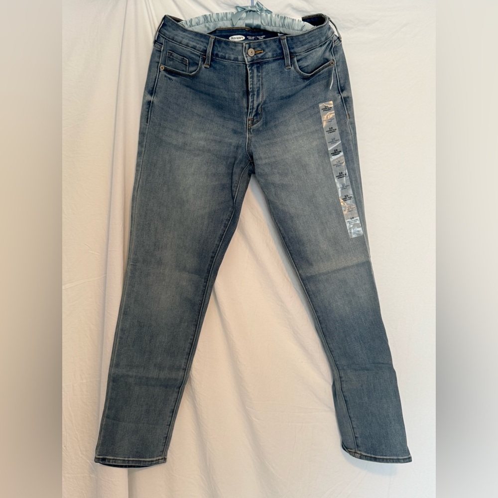 Old Navy Power Slim Straight Jeans, Size 10, NWT